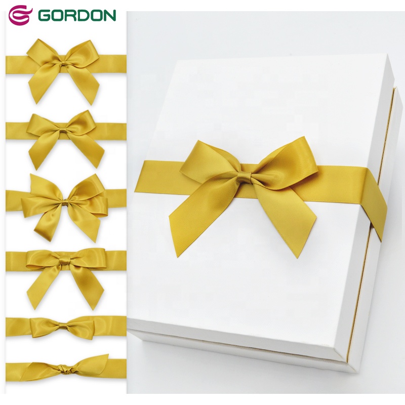 Gordon Ribbons Elastic Stretch Loop Gift Bow Mini Ribbon Bows For Christmas Tree Crafting Ribbon