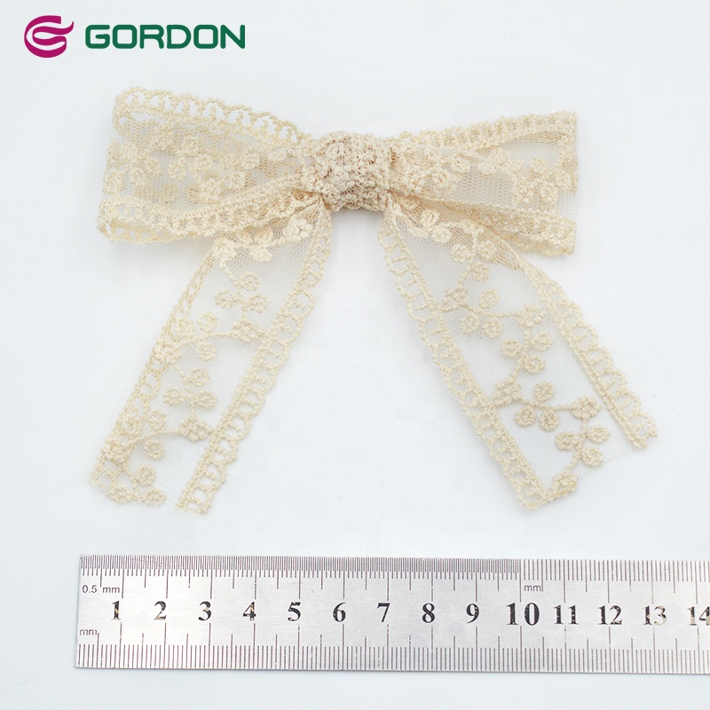 Gordon Ribbons Flowers Polyester Bridal Lace Hair Bows Ribbon Decorative Bow Ribbons For Wedding