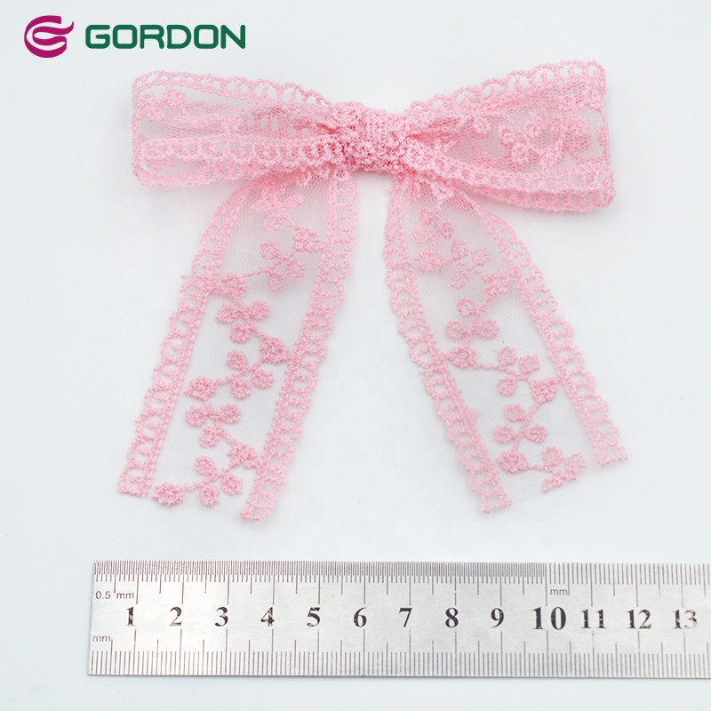 Gordon Ribbons Flowers Polyester Bridal Lace Hair Bows Ribbon Decorative Bow Ribbons For Wedding
