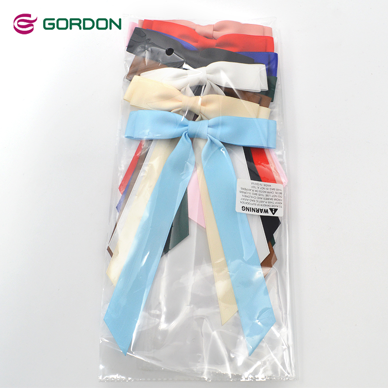 Gordon Ribbons Korea Style Long Tail Hair Clips Ribbon Bow with Alligator Clips for Girl Teens Toddlers Kids Hair Accessories