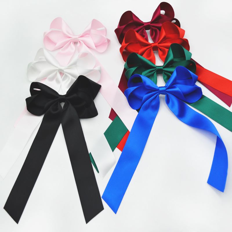 Gordon Ribbons Satin Ribbon Hair Bow Shinny Ribbon Bow For Girls Party Dancing Competition Flower