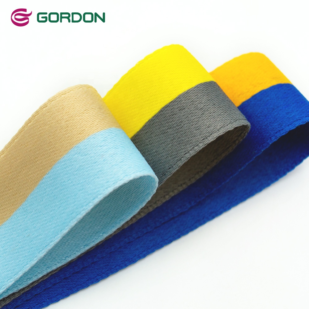 Gordon Ribbons Polyester Double Face Satin Ribbon DIY Party Wedding Gift Box Silk Ribbon For Wholesale