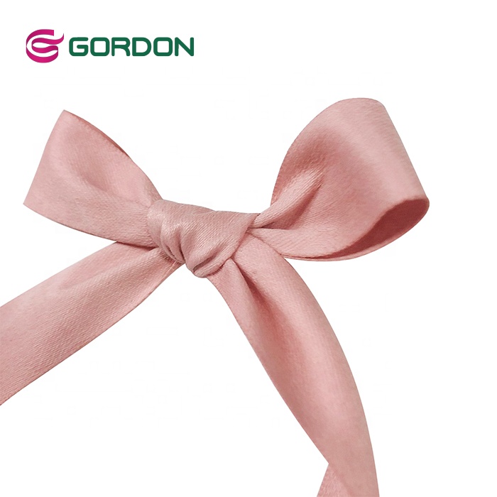 Gordon Ribbons high quality 25 mm suede fabric beautiful double sided velvet ribbon roll Christmas gift boxes decorative ribbon